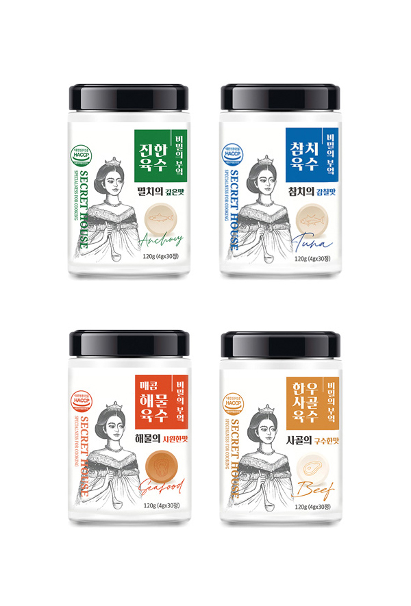 [비밀의 부엌] 천연 조미료 코인 육수 (4g*30정)